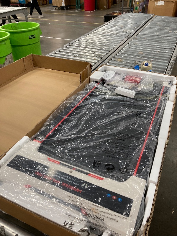 Photo 1 of ***PARTS ONLY***Walking Pad Treadmill, Anylife Under Desk Walking Pads Incline 265lb Capacity, 2.5HP Portable Treadmills for Home, Compact Treadmill Small Running Pad with LED Display, Remote Control, White Black