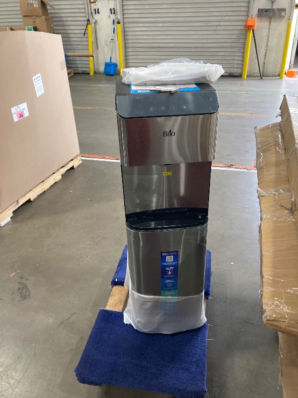 Photo 1 of ***********NOT FUNCTIONAL PER LAST OWNER**********************
Brio Moderna Bottom Load Water Cooler Dispenser - Tri-Temp, Adjustable Temperature, Self-Cleaning, Touch Dispense, Child Safety Lock, Holds 3 or 5 Gallon Bottles, Digital Display and LED Light