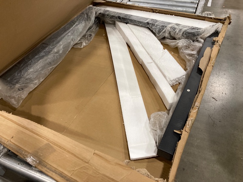 Photo 1 of **TABLE LEGS ONLY SEE PIC **GarveeHome Industrial Dining Table for 6-8 People, 78.7 Inch Long Kitchen Table with Sturdy Metal Frame & Rustic Brown Finish - Seats 6 Rectangular Counter for Dinner, Easy to Install(Only Table)