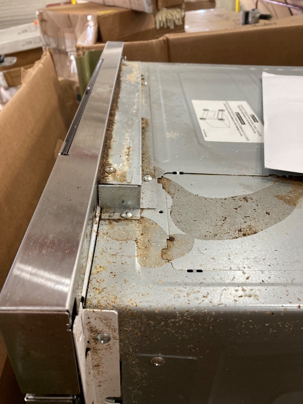 Photo 1 of ***********FOR PARTS, ITEM IS NONFUNCTIONAL***********
SHARP SMD2470ASY Microwave Drawer Oven, 24-inch, 1.2 Cubic Feet, 950 Watt, Concealed Control Panel with Digital LCD Display, Stainless Steel