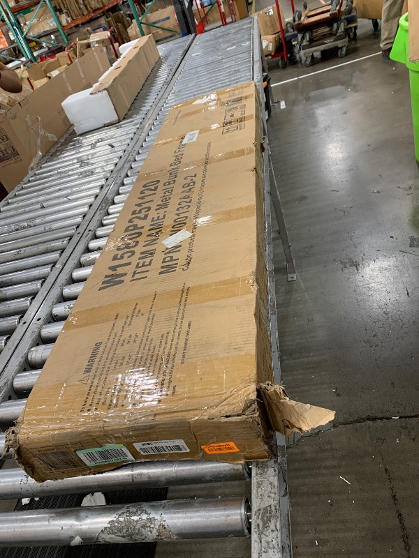 Photo 1 of *** PARTS ONLY - PARTIAL SET ** Bellemave Futon bunk Bed Twin XL Over Queen, Queen loft Bed with futon and Desk and Shelves, loft Bed with Des Kand LED and USB, Black