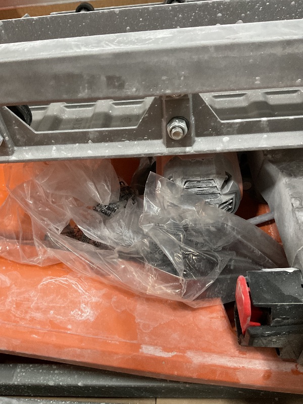 Photo 1 of **FINAL SALE** RIDGID 9 Amp 7 in. Blade Corded Wet Tile Saw with Stand