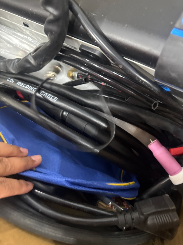 Photo 1 of ***PARTS ONLY***AZZUNO Plasma Cutter Welder Combo 200A, Gas MIG/PULSE MIG/MAG/Flux Gasless MIG/HF TIG/Stick/CUT/SPOT MIG 8 in 1 Multiprocess Welder Machine, 110/220V Dual Voltage Aluminum Welding Machine