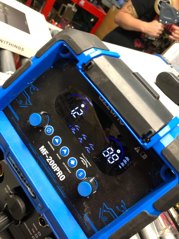 Photo 1 of ***PARTS ONLY***AZZUNO Plasma Cutter Welder Combo 200A, Gas MIG/PULSE MIG/MAG/Flux Gasless MIG/HF TIG/Stick/CUT/SPOT MIG 8 in 1 Multiprocess Welder Machine, 110/220V Dual Voltage Aluminum Welding Machine