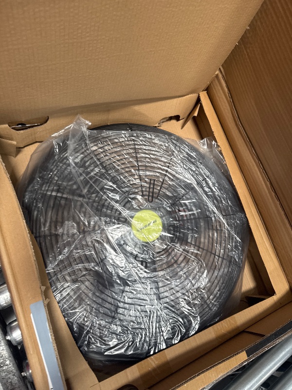 Photo 1 of (used) VAGKRI Wall Mount Fan, 20 Inch High Velocity Metal Oscillating Fan, 3 Speeds, 5300CFM Industrial Wall Fan for Home Office Patio
