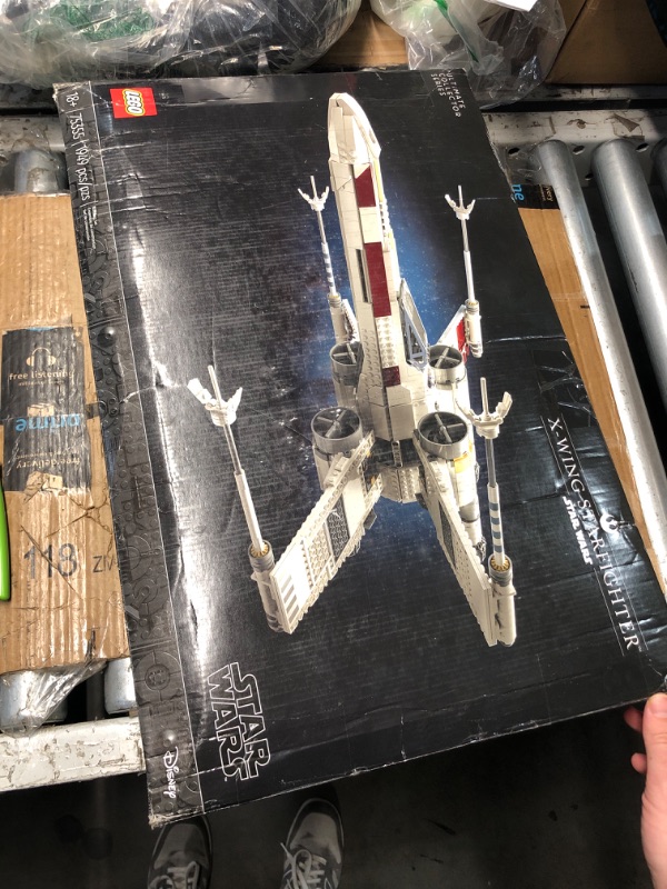 Photo 1 of (PARTIAL SET) LEGO Star Wars Ultimate Collector Series X-Wing Starfighter Building Set for Adults, Star Wars Collectible for Build and Display with Luke Skywalker Minifigure, Fun Gift Idea for Star Wars Fans, 75355