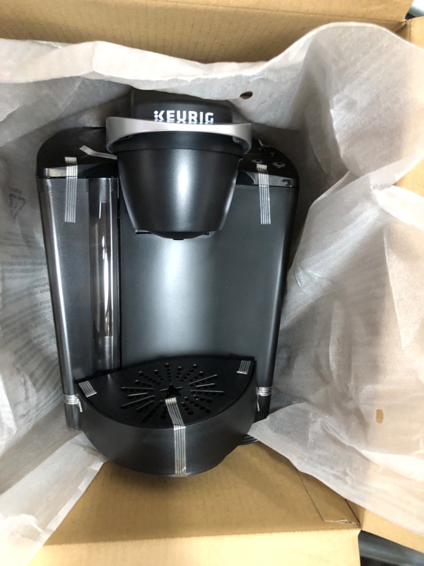 Photo 1 of **FACTORY SEALED** Keurig K-Classic Single-Serve K-Cup Pod Coffee Maker - K50 - Black: 48oz Capacity, Automatic Shut-Off, Removable Reservoir
