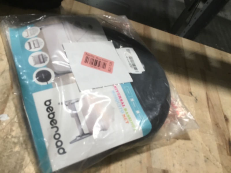 Photo 1 of Beberoad Love Bassinet Mosquito Net Cover - Breathable Mesh Canopy with 2-Way Zipper for Baby Cribs, Bedside Sleepers & Travel Cribs (White)