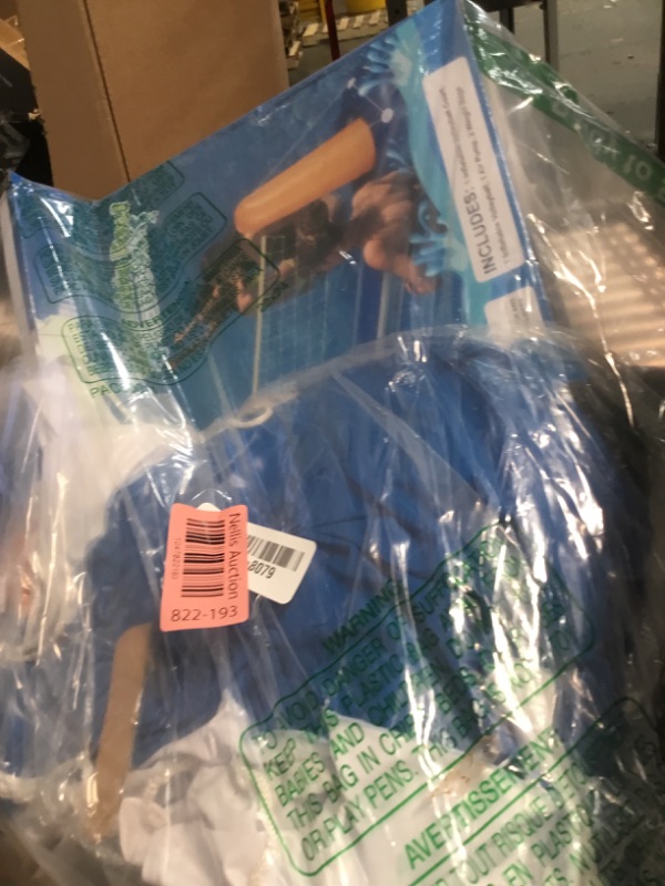 Photo 1 of KIDDITOY 118" Pool Volleyball Set – Inflatable Volleyball Court with 2 Weight Bags, Upgraded PVC Ball & Pump – Fun Pool Games for Adults & Family | Summer Party Gift for All Ages