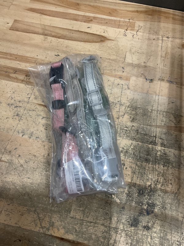 Photo 1 of 1 Inch Dog Shock Collar Replacement Strap with 2 Holes - Compatible with Most Brands of Ecollar Dog Fences and Training Collars, Pink AND 26 Pack Nail Grinder for Dogs Replacement Kit Sanding Drum Set Grit Sand Bands Shank Rotary Tool Kit Pet Nail Smoothe