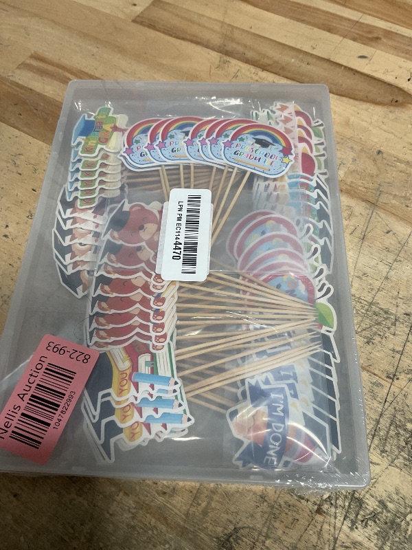 Photo 1 of ** FACTORY SEALED ** SANNIX 72Pcs Kindergarten Graduation Cupcake Toppers 2025 Kindergarten Graduation Cupcake Picks Decorations Preschool Cupcake Toppers for School Class Activity Grad Party (9 Design)