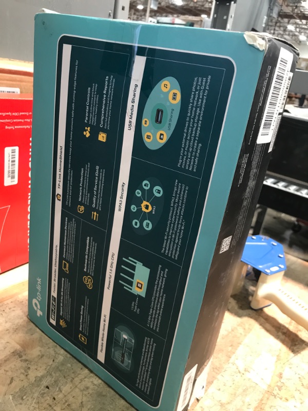 Photo 1 of (used) TP-Link AX5400 WiFi 6 Router (Archer AX73)- Dual Band Gigabit Wireless Internet Router, High-Speed ax Router for Streaming, Long Range Coverage