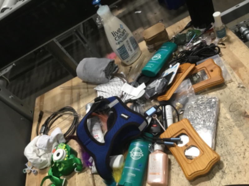 Photo 1 of ***SOLD AS IS - bundle of home goods/hardware/dog hardness