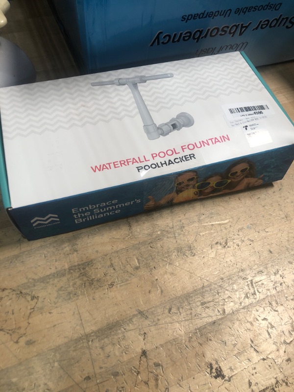 Photo 1 of [Patent Pending] POOLHACKER 2025 Upgrade Pool Fountain - Dual Spray Water Fountains for Above Ground/Inground Pools, 2-in-1 Adjustable Waterfall Pool Sprinkler Fountain (for in-tex & for Best-Way)