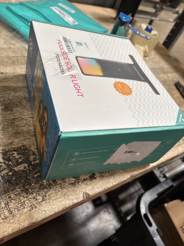 Photo 1 of POOLHACKER Solar Pool Lights Only for Inground Pool?Original?, 10-Color 4-Mode Light Sensing LED, Underwater Lighting with Timer Off, Submersible Lights with Remote, Waterproof Design, 1 Pack