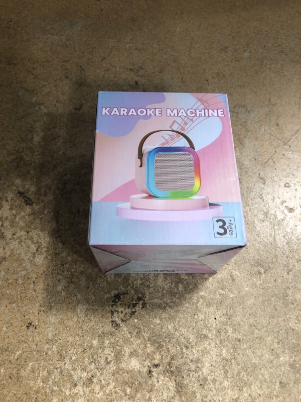 Photo 1 of ?2025 Newest? Mini Karaoke Machine for Kids Girls & Boys - Portable Bluetooth Speaker with 2 Wireless Microphones - Kids Birthday Gifts for Ages 4-10 - Kids' Instrument Accessories - Purple