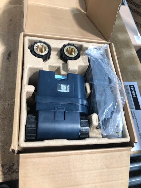 Photo 1 of ***(IMPORTANT READ NOTES BEFORE BIDDING)***Moen Flo Smart Water Monitor and Automatic Shutoff Sensor, Wi-Fi Connected Water Leak Detector for 1-Inch Diameter Pipe, 900-006