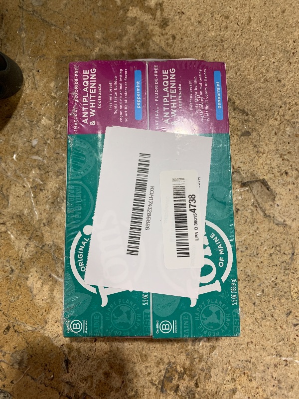 Photo 1 of ***ONLY 2***

Tom's of Maine Fluoride-Free Rapid Relief Sensitive Toothpaste, Fresh Mint, 4 oz. 3-Pack (Packaging May Vary)