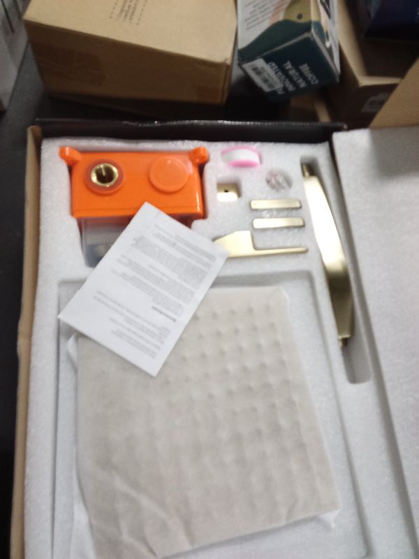 View 2 of JOYWELL Shower Faucet Brushed Gold Shower System 8 Inches Rain Shower and Handheld Shower Combo,2-Function Shower Fixtures Included Shower Trim Kit