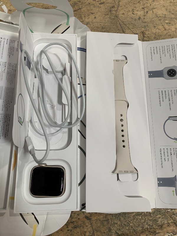 Photo 1 of ***(PARTS ONLY/ NON FUNCTIONAL/ LOCKED)***Apple Watch SE (2nd Gen) [GPS 40mm] Smartwatch with Starlight Aluminum Case with Starlight Sport Band S/M. Fitness and Sleep Trackers, Crash Detection, Heart Rate Monitor, Retina Display