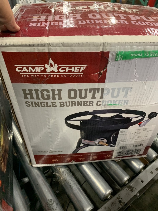 Photo 1 of Camp Chef SHP-RL High Pressure Single Burner Cooker with Detachable legs and Round top, Black