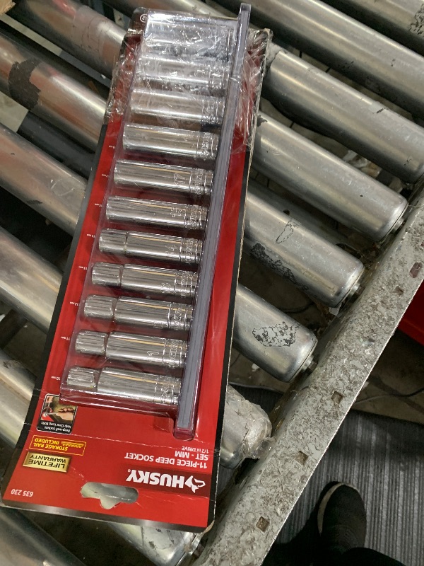 Photo 1 of 1/2 in. Drive Metric Deep Socket Set (11-Piece)