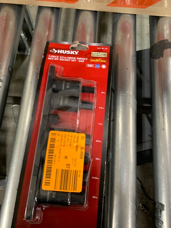 Photo 1 of 1/2 in. Drive Hex Bit Impact Socket Set SAE (7-Piece)