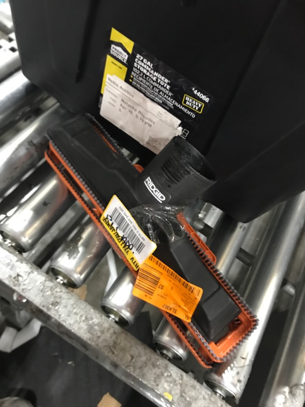 Photo 1 of 2-1/2 in. NXT Max Locking Floor Tool Shop Vacuum Attachment with Soft and Hard Bristles for RIDGID NXT Wet Dry Vacs