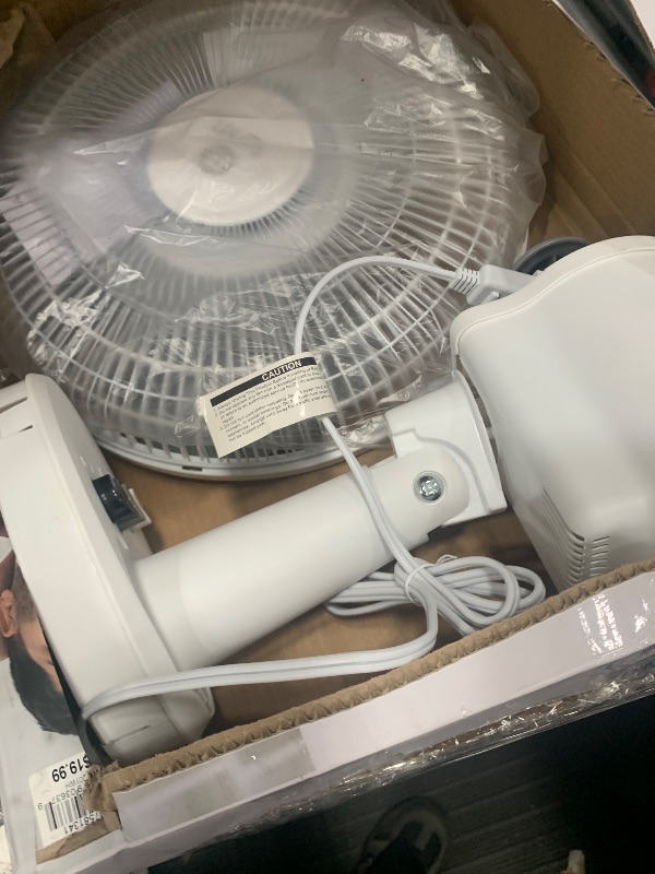Photo 1 of (USED/FAIR) (ASSEMBLY REQUIRED) LOMI 12" Oscillating Table Fan
