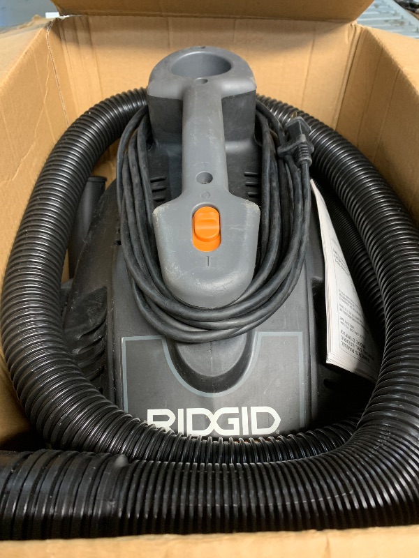 Photo 1 of (see all images) Ridgid WD4070 4 Gallon Portable Vacuum