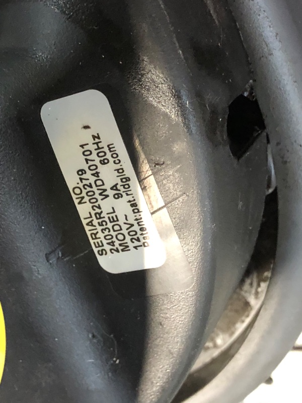 Photo 1 of (see all images) Ridgid WD4070 4 Gallon Portable Vacuum