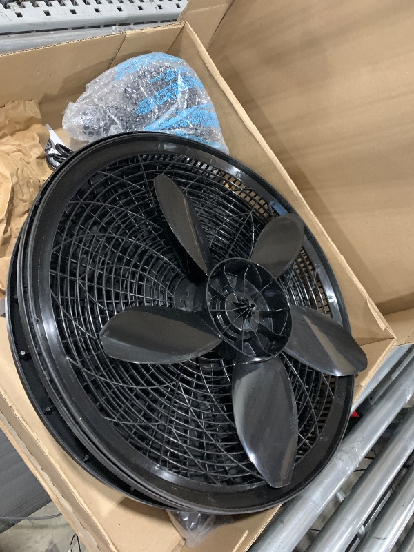 Photo 1 of ****ONLY FOR PARTS****Lasko Pedestal Fan, Oscillating Fan for Bedroom with Adjustable Height and 3 Cooling Speeds, Portable, 18", Black