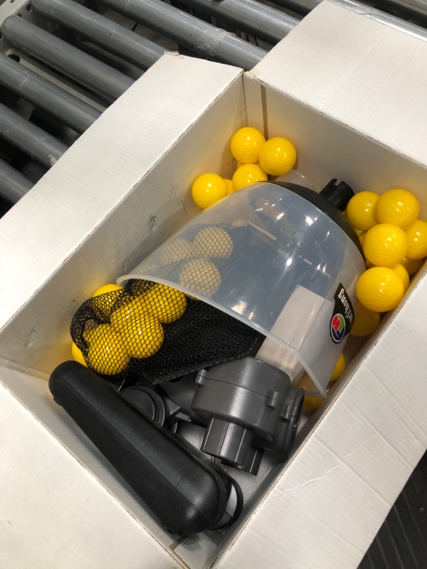 Photo 1 of (sold for parts only) Furlihong 692BH Baseball Pitching Machine, Use Ping Pong Size Training Balls for Visual Acuity and Hitting Accuracy Improvement