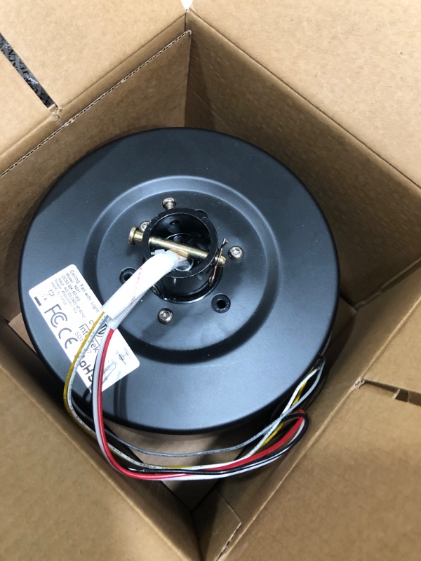 Photo 1 of ***SEE NOTES***
ocioc Ceiling Fans with Lights, 52 inch Black Ceiling Fan with Light and Remote Control, 3CCT, Quiet DC Motor, 5 Blades Modern Ceiling Fan for Living Room Farmhouse Bedroom