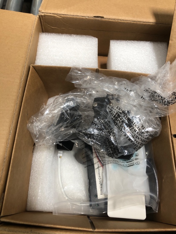 Photo 1 of ***SEE NOTES***
ocioc Ceiling Fans with Lights, 52 inch Black Ceiling Fan with Light and Remote Control, 3CCT, Quiet DC Motor, 5 Blades Modern Ceiling Fan for Living Room Farmhouse Bedroom