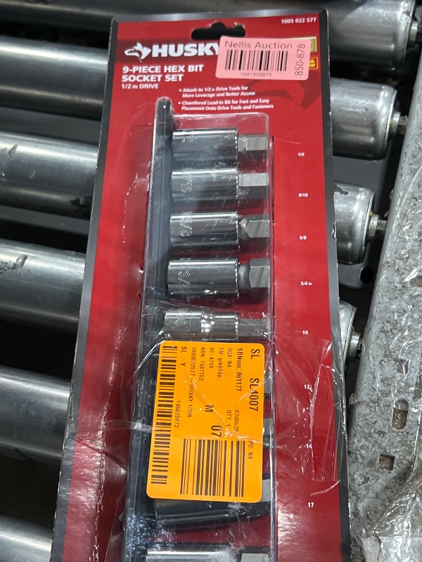 Photo 1 of 1/2 in. Drive Hex Bit Socket Set (9-Piece)
