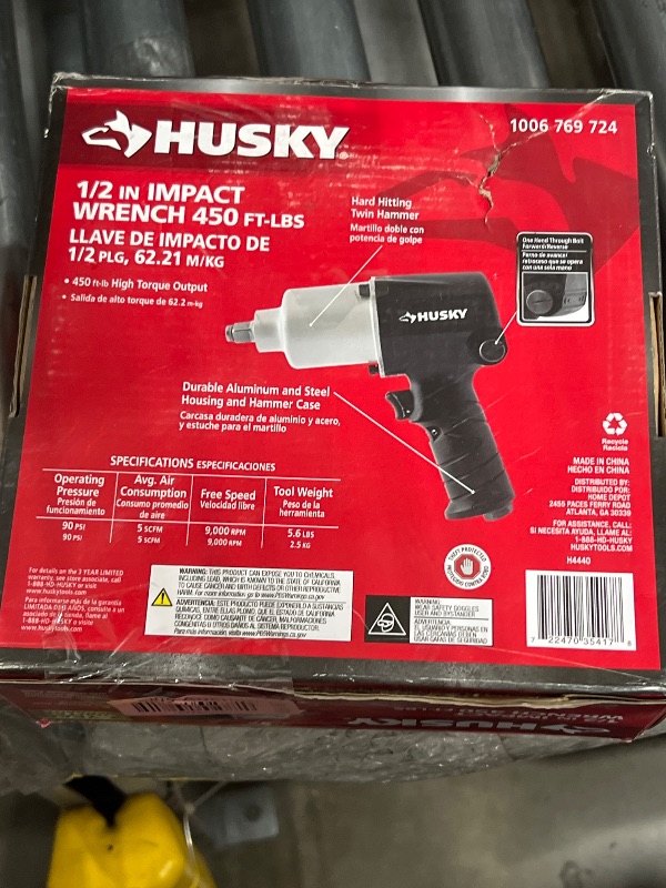 Photo 1 of 1/2 in. Impact Wrench 450 Ft./lbs.
