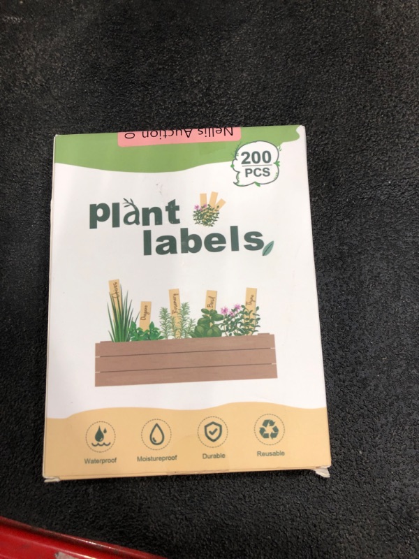 Photo 1 of 200Pcs Plant Labels,4 Inch Plastic Garden Plant Markers,Waterproof Nursery Plant Tags,Seed Labels,Pot Marker for Outdoor Indoor Garden Plants Label Stakes