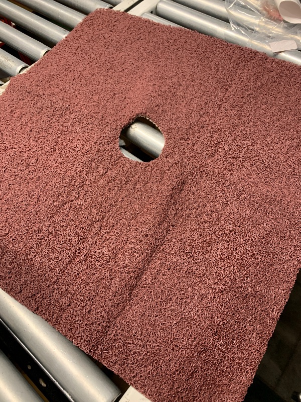 Photo 1 of (see all images) Enkosi Loofah Non-Slip Shower Mat - Shower Floors, Bathtub, Bathrooms, Wet Areas - Cushioned Bath Mat with Drain Holes - 
