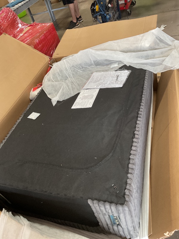 Photo 1 of Oversized U-Shaped Sleeper Sectional Sofa Modern Fluffy Corduroy Corner Convertible Sofa with Pull Out Sleeper Couch Bed ,Storage Left Chaise, Open Cabinet and Pillows for Living Room Furniture Sets