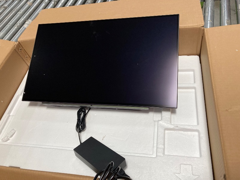 Photo 1 of LG ?27GS93QE 27-inch Ultragear OLED Gaming Monitor QHD 1440p 240Hz 0.03ms DisplayHDR True Black 400 AMD FreeSync Premium Pro NVIDIA G-Sync HDMI 2.1 DisplayPort Tilt/Height/Pivot Stand Black