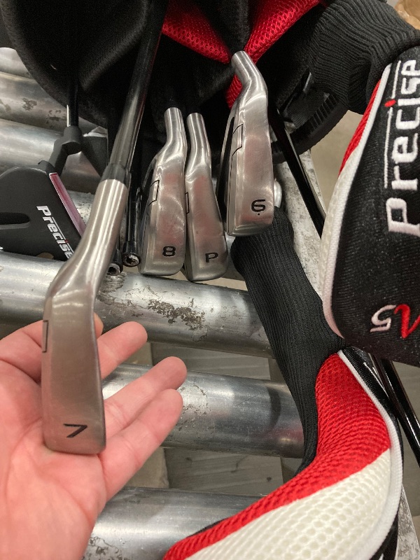 Photo 1 of 14-Piece Men's All Graphite Complete Golf Club Set: Titanium Driver, Fairway, Hybrid, S.S. 5-PW Irons, Putter, Stand Bag - Men’s Golf Clubs for Left Handed Golfers, Regular