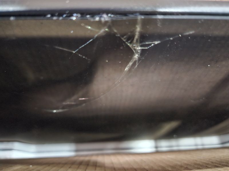 Photo 1 of ** Broken screen, final sale **  Samsung 50-Inch Class Crystal UHD U8000F 4K Smart TV (2025 Model) Endless Free Content, Crystal Processor 4K, MetalStream Design, Knox Security, Alexa Built-in