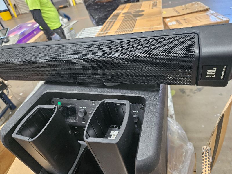 Photo 1 of JBL Professional EON ONE Mk2 Active Battery-Powered Column Line Array Speaker System, 1500W Peak Power, 10", Bluetooth Wireless Audio, 5 Channel Mixer, Portable PA for DJs, Musicians, Events, Black