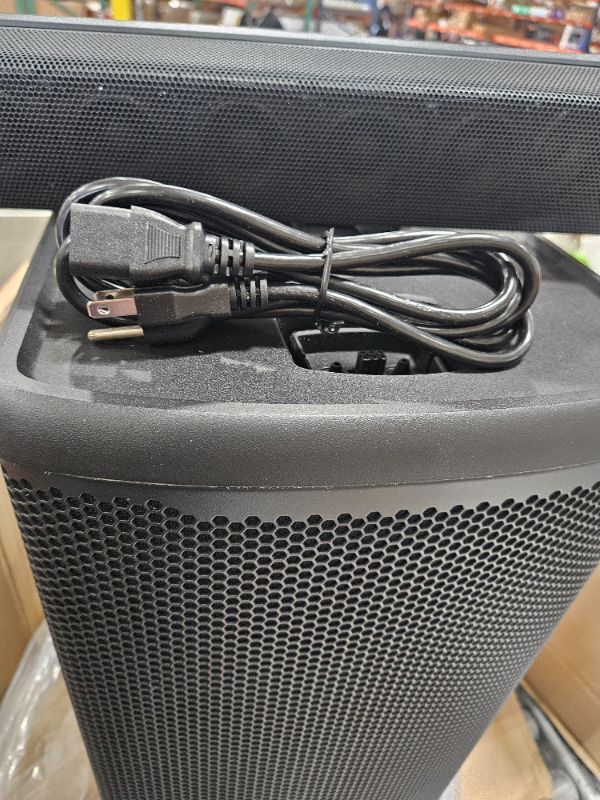 Photo 1 of JBL Professional EON ONE Mk2 Active Battery-Powered Column Line Array Speaker System, 1500W Peak Power, 10", Bluetooth Wireless Audio, 5 Channel Mixer, Portable PA for DJs, Musicians, Events, Black