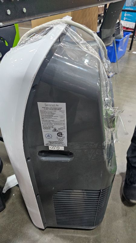 Photo 1 of ***DENTS, DIRTY**SereneLife SLPAC12.5 SLPAC 3-in-1 Portable Air Conditioner with Built-in Dehumidifier Function,Fan Mode, Remote Control, Complete Window Mount Exhaust Kit, 12,000 BTU, White