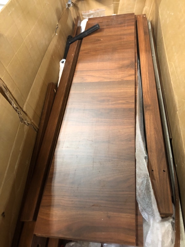 Photo 1 of ***DAMAGED - INCOMPLETE - SEE PICTURES***
Tribesigns 63-Inch Large Home Bar Unit, 2-Tier Mini Bar Table Height Pub Table with Footrest, Modern Coffee Bar Cabinet for Home Kitchen, Bistro, Dining Room, Living Room