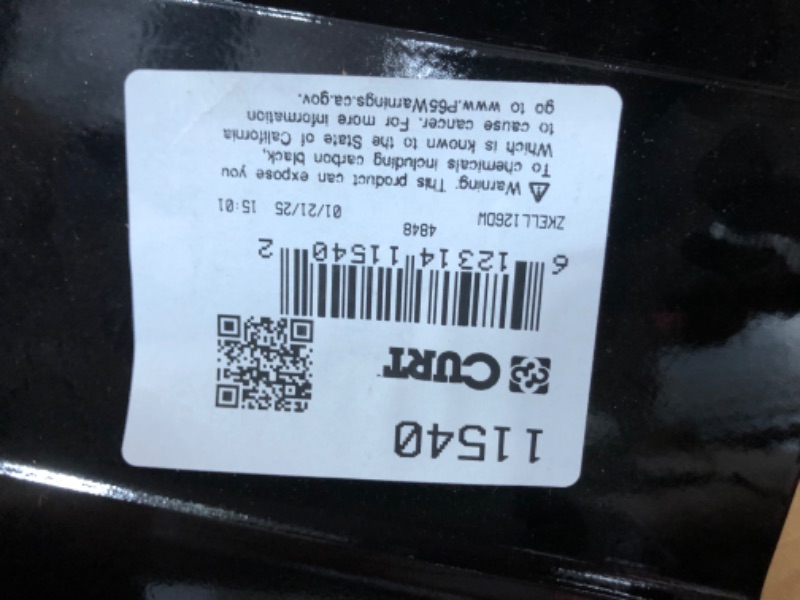 Photo 1 of ***MAJOR DAMAGE - BENT - SEE PICTURES***
CURT 11540 Class 1 Trailer Hitch, 1-1/4-Inch Receiver, Fits Select Volkswagen Jetta, Gloss Black Powder Coat