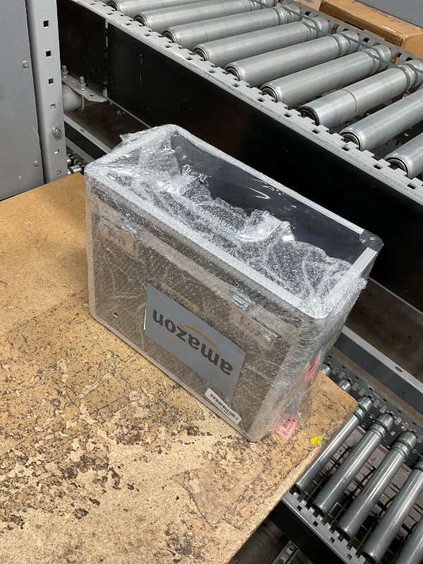 Photo 1 of (used)(minor damage) File Organizer Storage Box, Portable Locking Storage Totes - Storage Box 
