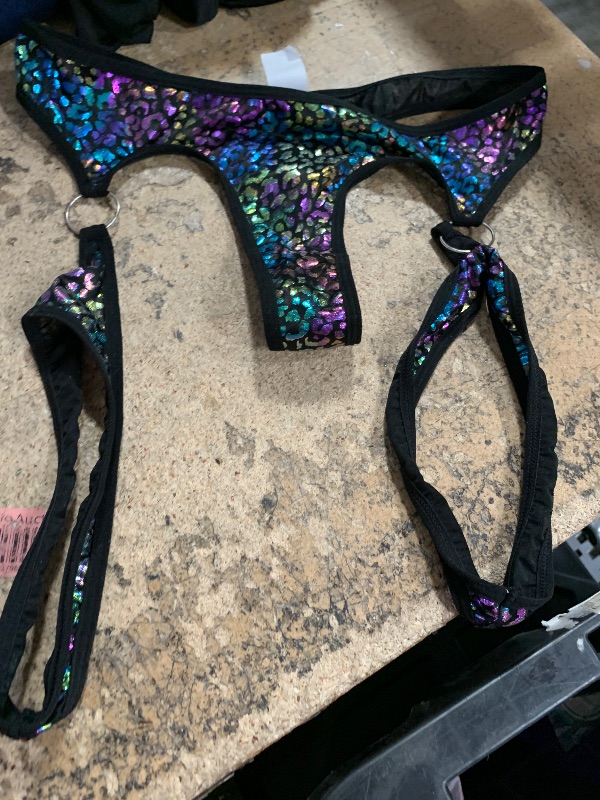Photo 1 of cheetah print thong/panty Medium 
 